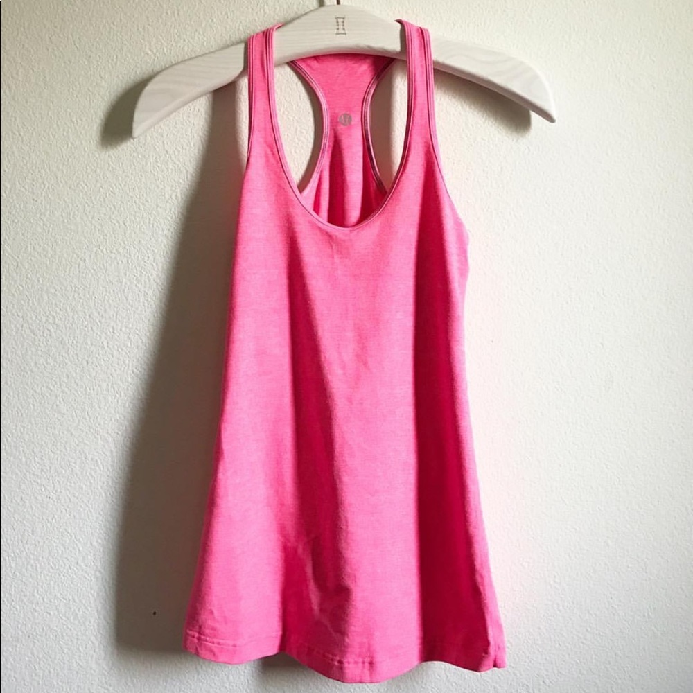 Lululemon Cool Racerback in Heathered Flash